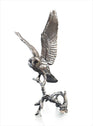 Richard Cooper Barn Owl with Pinecones Bronze Sculpture Sculptures & Statues Catherine Best 