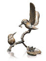 Richard Cooper Small Kingfisher Pair Bronze Sculpture Catherine Best Dev 