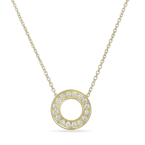 Fairy Ring Necklace Catherine Best 18ct Yellow Gold 