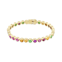 Garden of Eden Bracelet Catherine Best Dev Bracelet with Mixed Garnets 