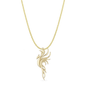 The Phoenix Pendant Catherine Best 9ct Yellow Gold Pendant with 18 inch chain 