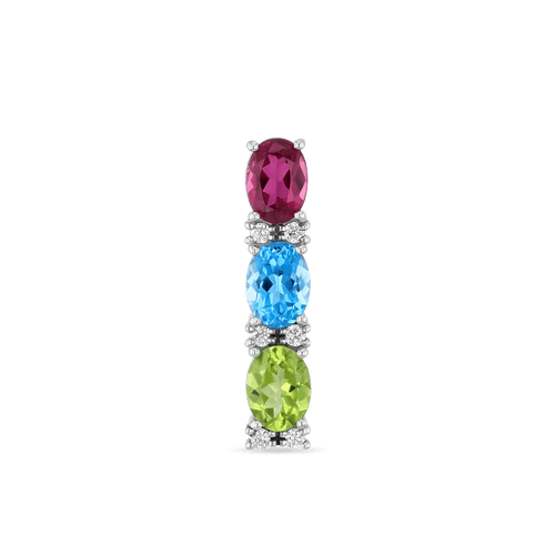 Sweetie Pendant Catherine Best Peridot Topaz and Pink Tourmaline Pendant 