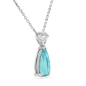 'Bluebelle' Paraiba and Diamond Necklace Catherine Best 