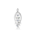 Dancing in the Ocean Brooch Catherine Best Platinum and Gemstone 
