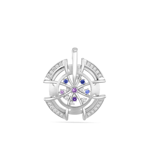 Windmill IV Diamond and Sapphire Pendant Catherine Best Pendant 