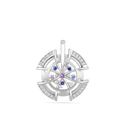 Windmill IV Diamond and Sapphire Pendant Catherine Best Pendant 