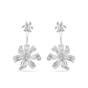 Nerine Lily Earrings Catherine Best Nerine Lily Drops Silver 