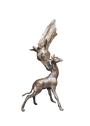 Richard Cooper Giraffe & Calf Solid Bronze Sculpture Catherine Best Dev 