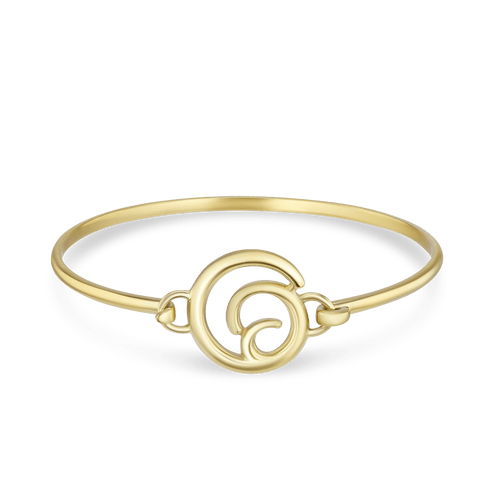 Belvoir Bangle Catherine Best 9ct Yellow Gold 60mm Diameter 