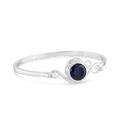 Flamingo Bangle Catherine Best Tanzanite Cubic Zirconia 