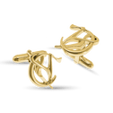 Capricorn Moon-sign Cufflinks Catherine Best Dev 9ct Yellow Gold 
