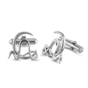 Aquarius Moon-sign Cufflinks Catherine Best Dev Silver 