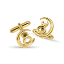 Taurus Moon-sign Cufflinks Catherine Best Dev 9ct Yellow Gold 