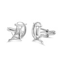 Gemini Moon-sign Cufflinks Catherine Best Dev Silver 
