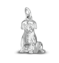 Silver Pup Charm Catherine Best Dev 