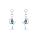 Chords of Love Earrings Catherine Best Blue Topaz 