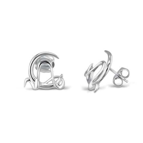 Aquarius Moon-sign Earrings Catherine Best Dev Stud 