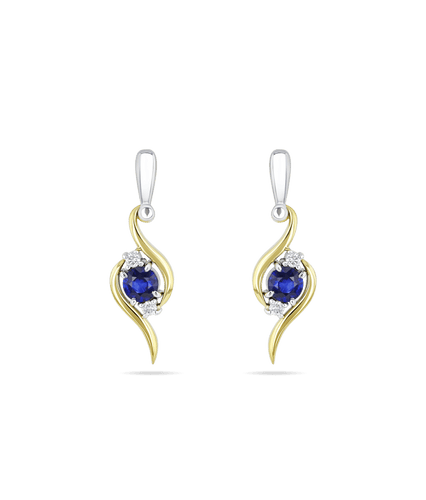 St Lucia Earrings Catherine Best Sapphire 