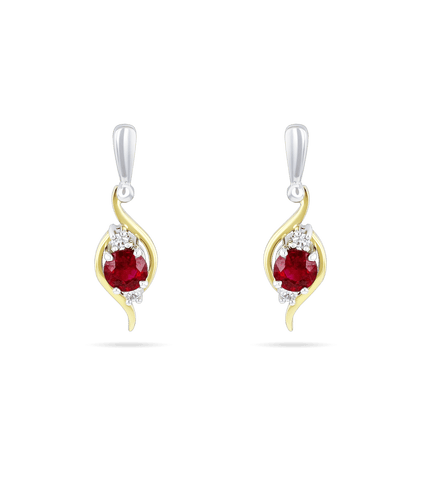 St Lucia Earrings Catherine Best Ruby 