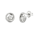 Circle of Love Silver & CZ Earrings Catherine Best Dev 