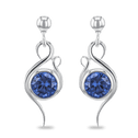 Flamingo Earrings Catherine Best Dev Tanzanite Cz 