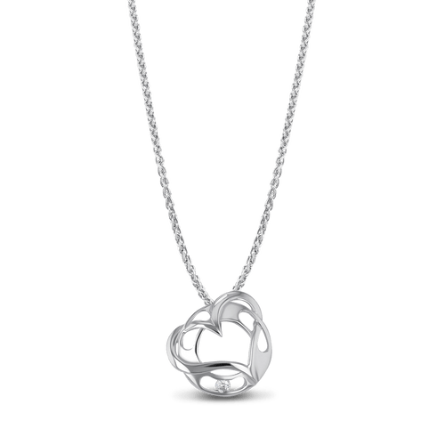 Love For Life Pendant Catherine Best Dev Silver Standard Pendant on a 18