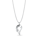 Inner Balance Pendant Catherine Best Dev Silver Pendant on a 18