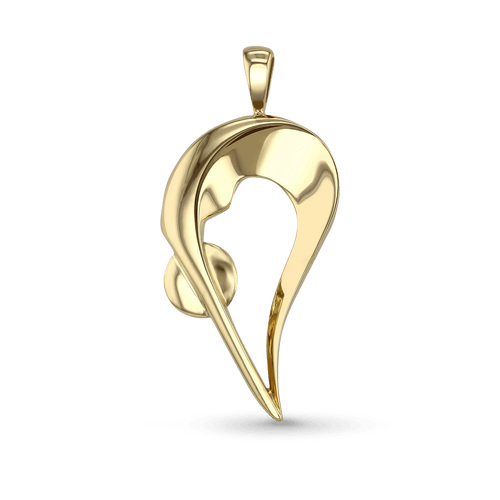 Inner Balance Pendant Catherine Best Dev 9ct Yellow Gold Pendant 