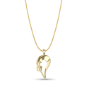 Inner Balance Pendant Catherine Best Dev 9ct Yellow Gold Pendant on a 18
