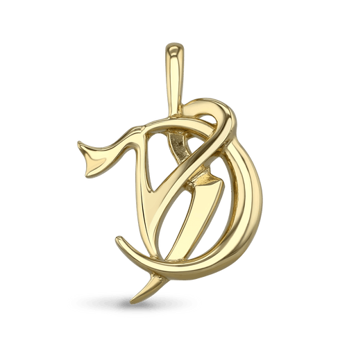 Capricorn Moon-sign Pendant Catherine Best Dev 9ct Yellow Gold Pendant 