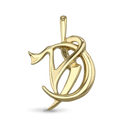 Capricorn Moon-sign Pendant Catherine Best Dev 9ct Yellow Gold Pendant 