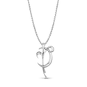 Aries Moon-sign Pendant Catherine Best Dev Silver Pendant on a 18