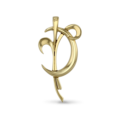 Aries Moon-sign Pendant Catherine Best Dev 9ct Yellow Gold Pendant 