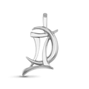 Gemini Moon-sign Pendant Catherine Best Dev Silver Pendant 
