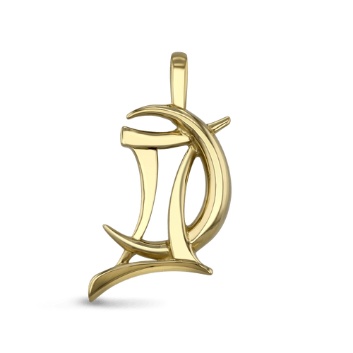 Gemini Moon-sign Pendant Catherine Best Dev 9ct Yellow Gold Pendant 