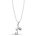 Initial A Love Letter Pendant Catherine Best Dev Silver Pendant on a 18 chain 