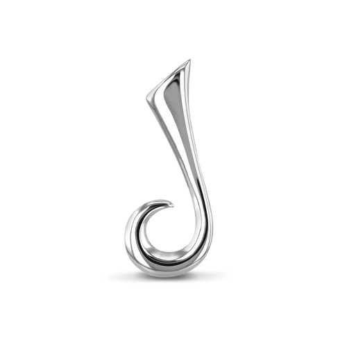 Initial J Love Letter Pendant Catherine Best Dev Silver Pendant 