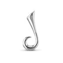 Initial J Love Letter Pendant Catherine Best Dev Silver Pendant 