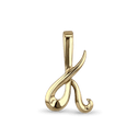 Initial K Love Letter Pendant Catherine Best Dev 9ct Yellow Gold Pendant 