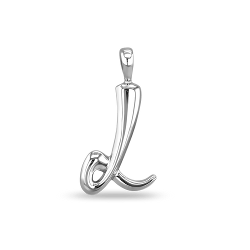 Initial L Love Letter Pendant Catherine Best Dev Silver Pendant 