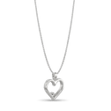I Love You Pendant Catherine Best Dev 9ct White Gold Pendant on a 18