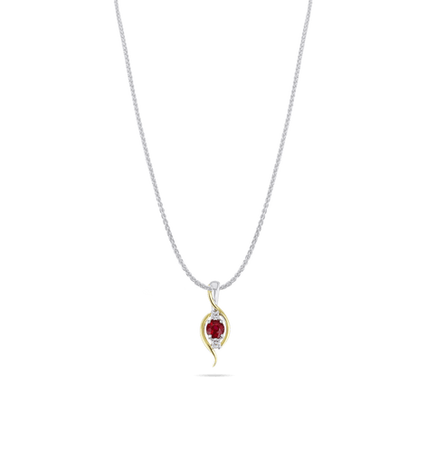St Lucia Pendant Catherine Best Pendant on a 18