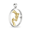 Life is Precious Pendant Catherine Best Dev Silver and Gold Plate Pendant 