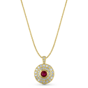 Loves Flare Pendant Catherine Best Dev Pendant on a 18