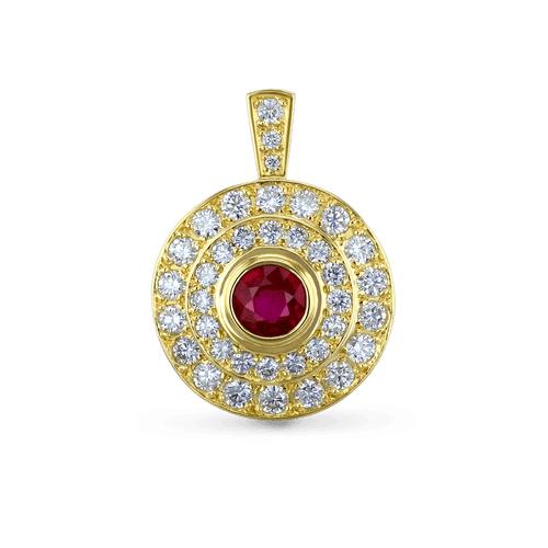 Loves Flare Pendant Catherine Best Dev Pendant Ruby 