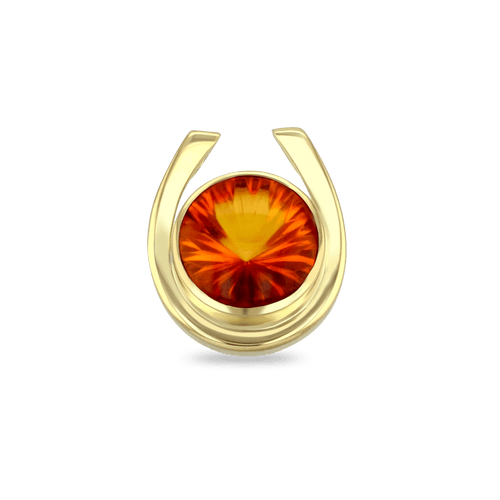 Harvest Moon Ⅰ Necklace Catherine Best Dev 38cm 9ct Yellow Gold and Amber 