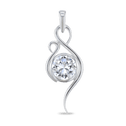 Flamingo Pendant Catherine Best Dev Clear Cubic Zirconia Pendant 