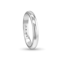 The CB Ladies Court Shaped Wedding Ring Catherine Best Dev Platinum 3mm 