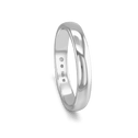 The CB Gentlemans Court Shaped Wedding Ring Catherine Best Dev Platinum 4mm 