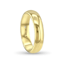 The CB Gentlemans Court Shaped Wedding Ring Catherine Best Dev 18ct Yellow Gold 5mm 